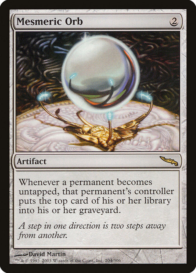Mesmeric Orb - [Foil] Mirrodin (MRD)