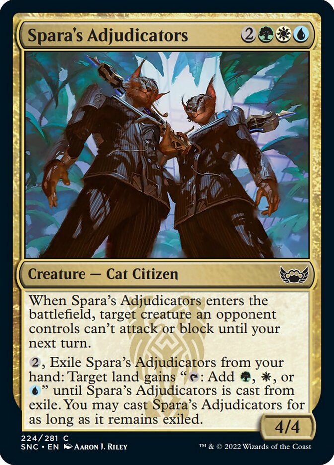 Spara's Adjudicators - [Foil] Streets of New Capenna (SNC)