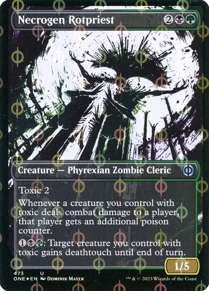 Necrogen Rotpriest - [Step and Compleat Foil, Showcase] Phyrexia: All Will Be One (ONE)