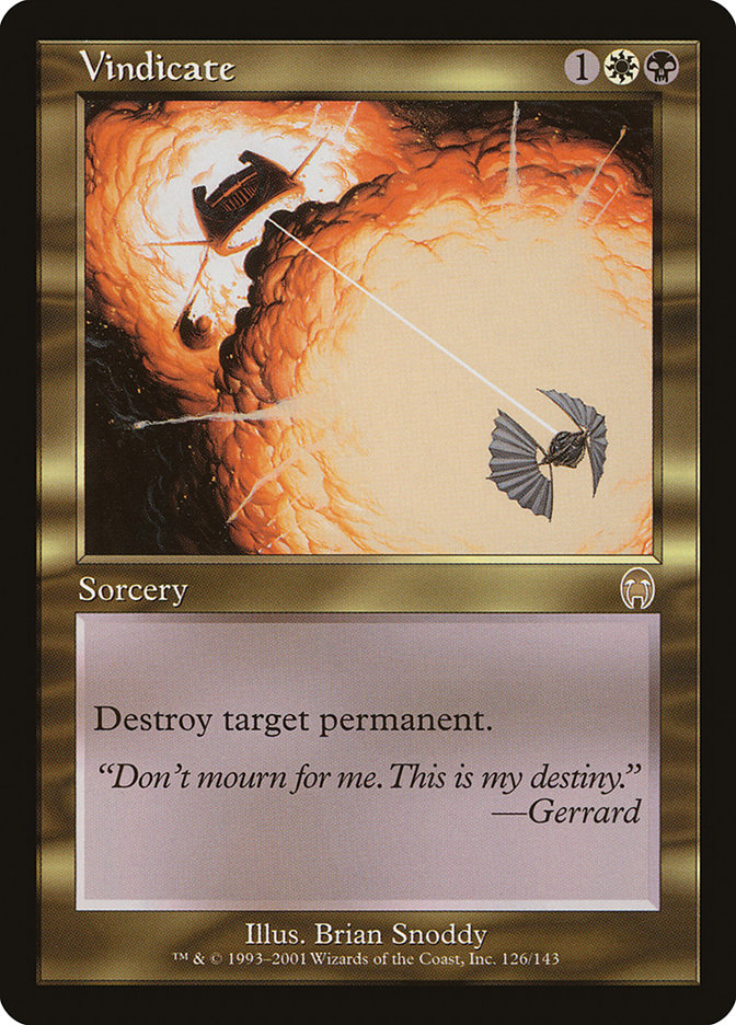 Vindicate - [Foil] Apocalypse (APC)