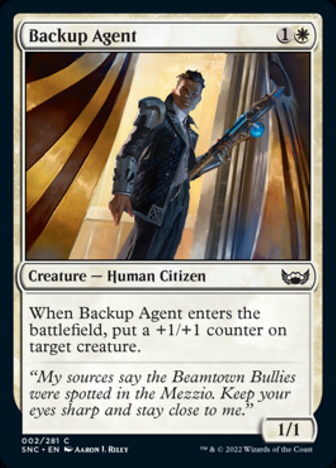Backup Agent - [Foil] Streets of New Capenna (SNC)