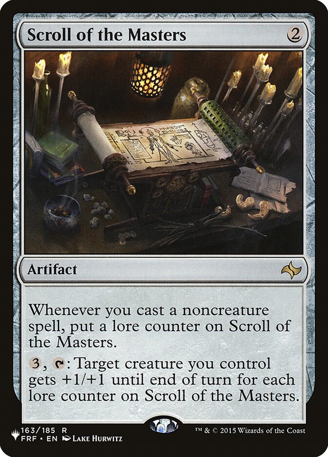 Scroll of the Masters - [Foil] The List (PLIST)
