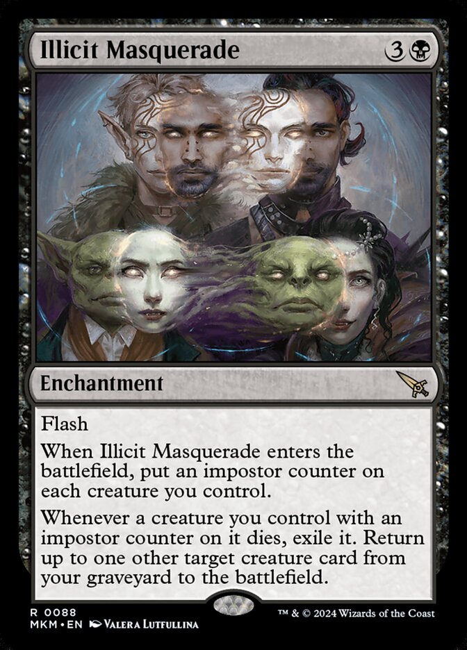 Illicit Masquerade - [Foil] Murders at Karlov Manor (MKM)