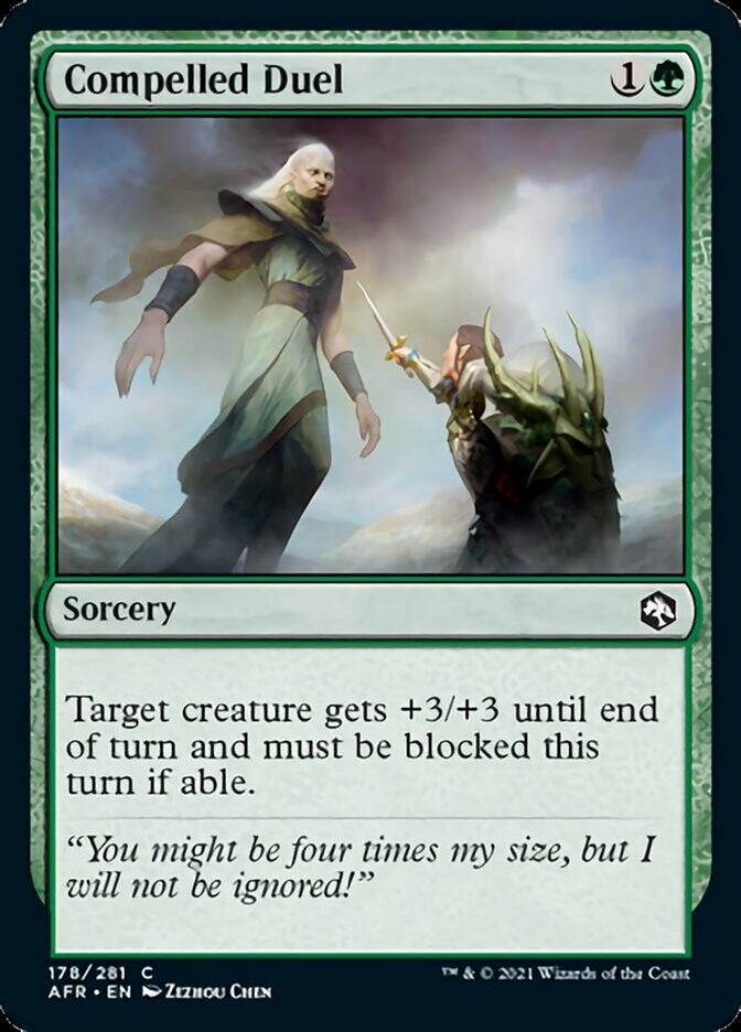 Compelled Duel - [Foil] Adventures in the Forgotten Realms (AFR)