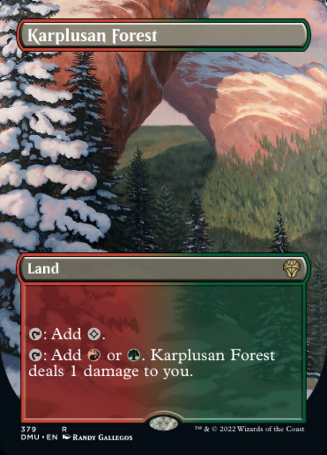 Karplusan Forest - [Foil, Borderless] Dominaria United (DMU)