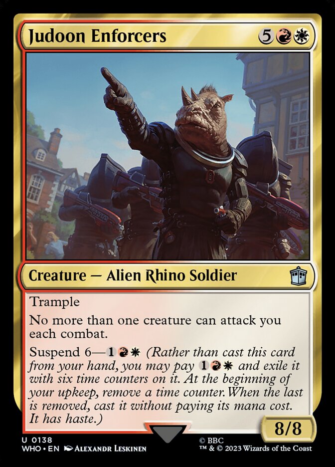 Judoon Enforcers - [Foil] Doctor Who (WHO)