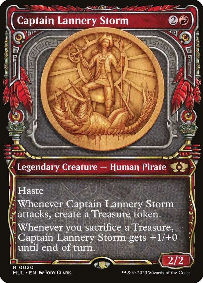 Captain Lannery Storm - [Foil, Showcase] Multiverse Legends (MUL)
