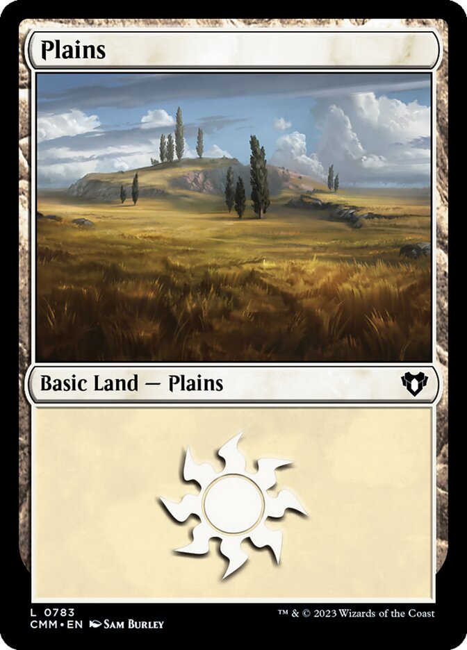 Plains (783) - [Foil] Commander Masters (CMM)