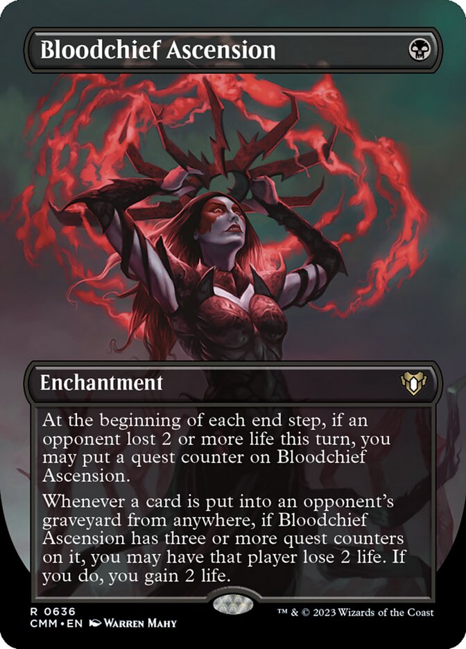 Bloodchief Ascension - [Foil, Borderless] Commander Masters (CMM)