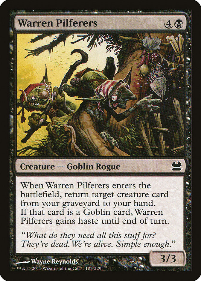 Warren Pilferers - [Foil] Modern Masters (MMA)