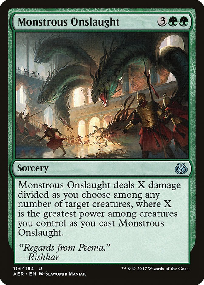 Monstrous Onslaught - Aether Revolt (AER)