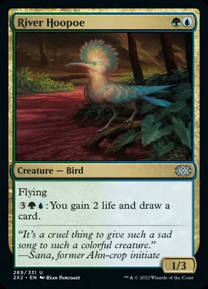 River Hoopoe - [Foil] Double Masters 2022 (2X2)