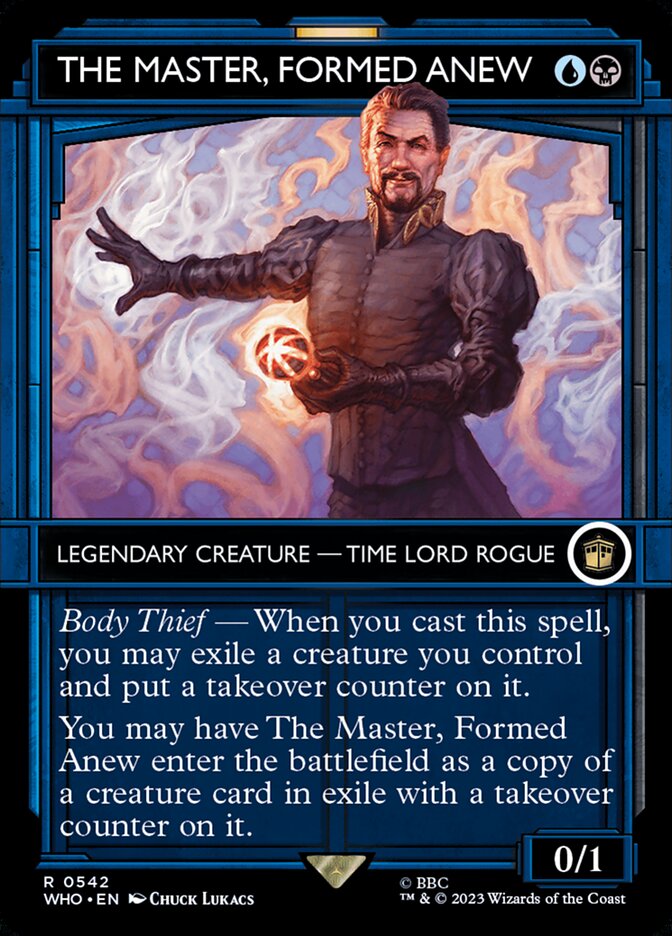 The Master, Formed Anew - [Foil, Showcase] Doctor Who (WHO)