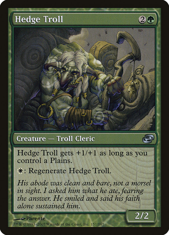 Hedge Troll - [Foil] Planar Chaos (PLC)