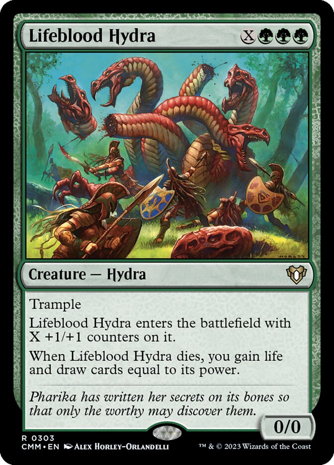 Lifeblood Hydra - [Foil] Commander Masters (CMM)