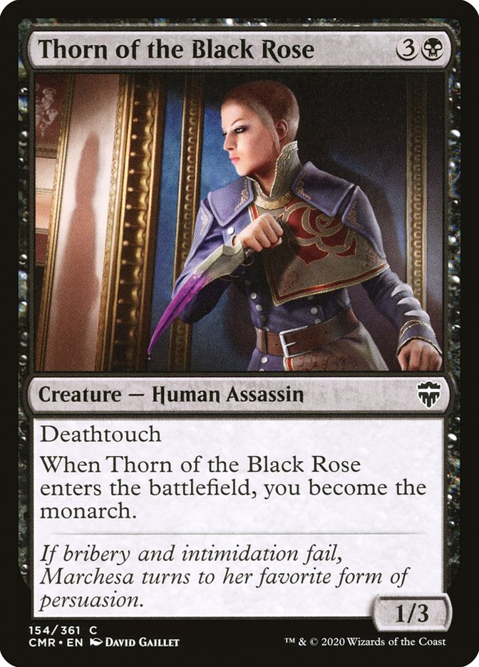 Thorn of the Black Rose - [Foil] Commander Legends (CMR)