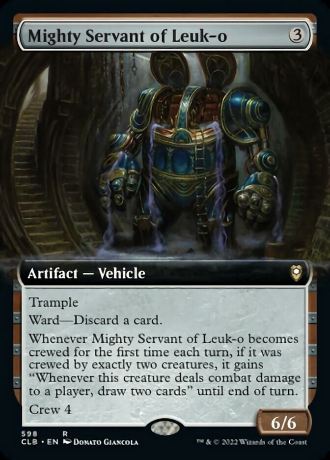 Mighty Servant of Leuk-o - [Foil, Extended Art] Commander Legends: Battle for Baldur's Gate (CLB)