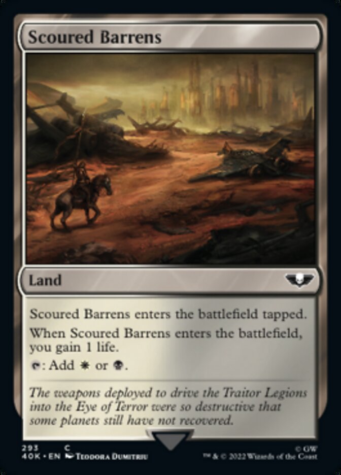 Scoured Barrens - Warhammer 40,000 Commander (40K)