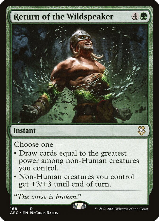 Return of the Wildspeaker - Forgotten Realms Commander (AFC)