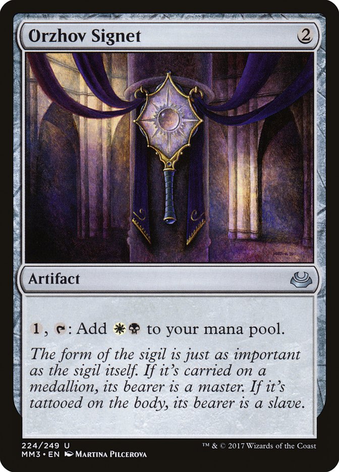 Orzhov Signet - [Foil] Modern Masters 2017 (MM3)