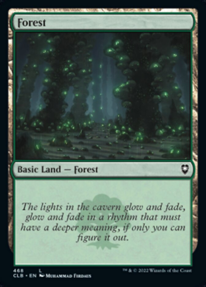 Forest (468) - [Foil] Commander Legends: Battle for Baldur's Gate (CLB)