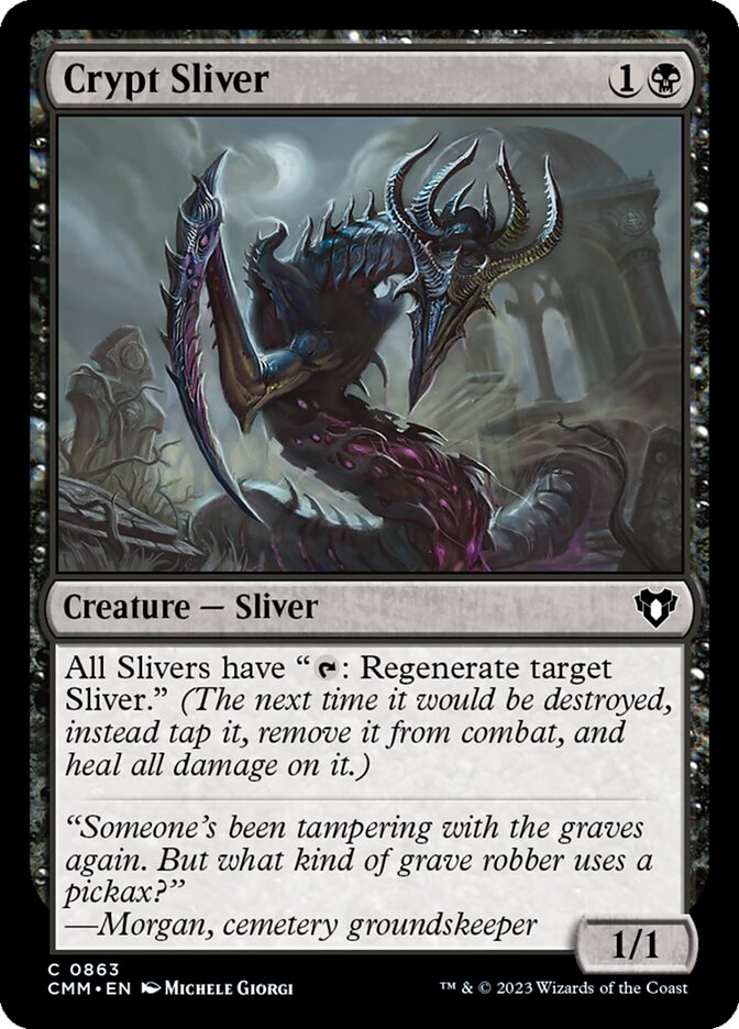 Crypt Sliver - Commander Masters (CMM)