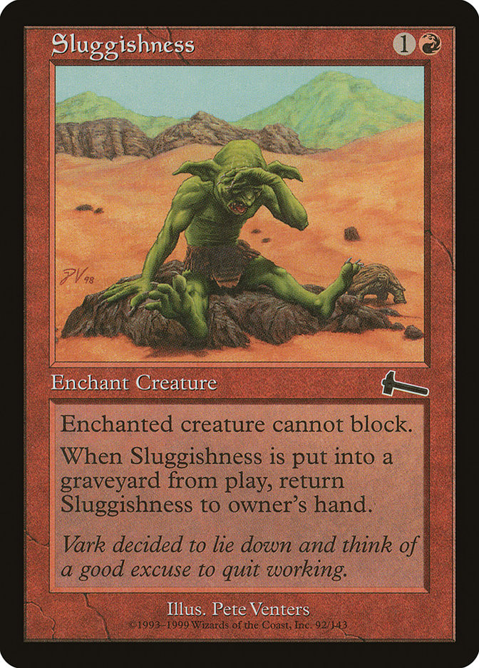 Sluggishness - [Foil] Urza's Legacy (ULG)