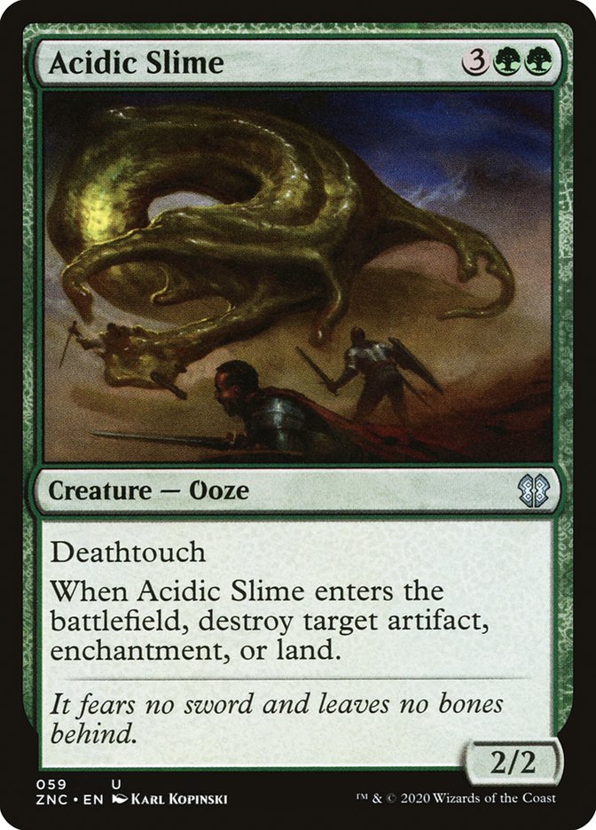 Acidic Slime - [Foil] Zendikar Rising Commander (ZNC)