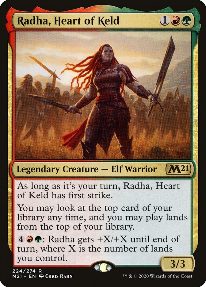 Radha, Heart of Keld - [Foil] Core Set 2021 (M21)