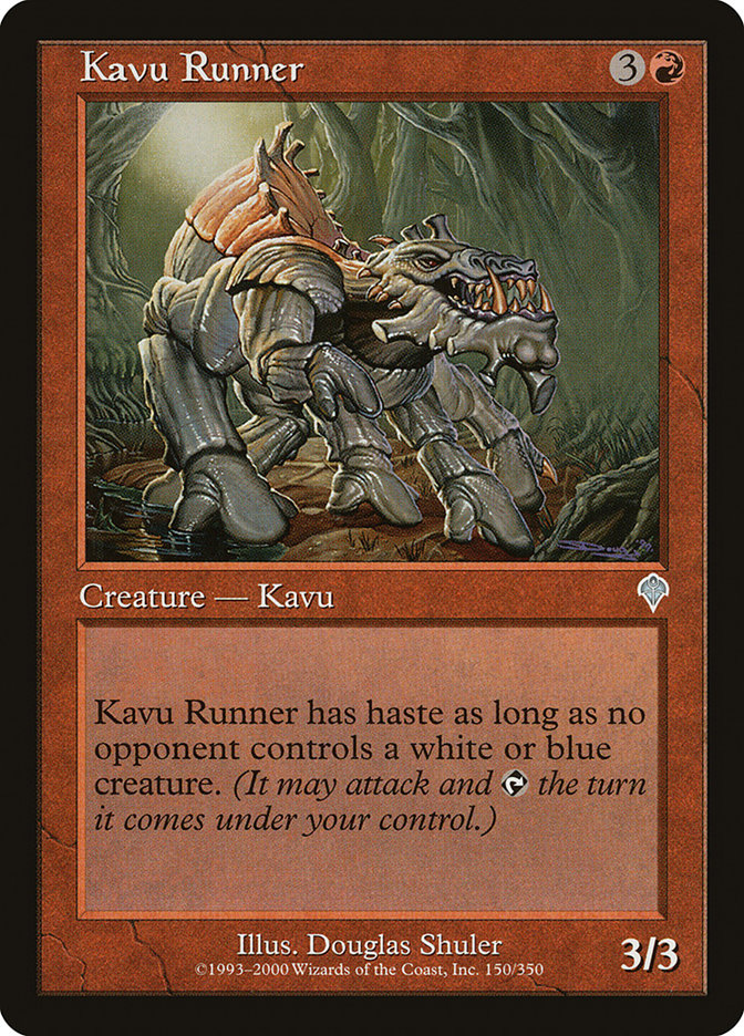 Kavu Runner - [Foil, Retro Frame] Invasion (INV)