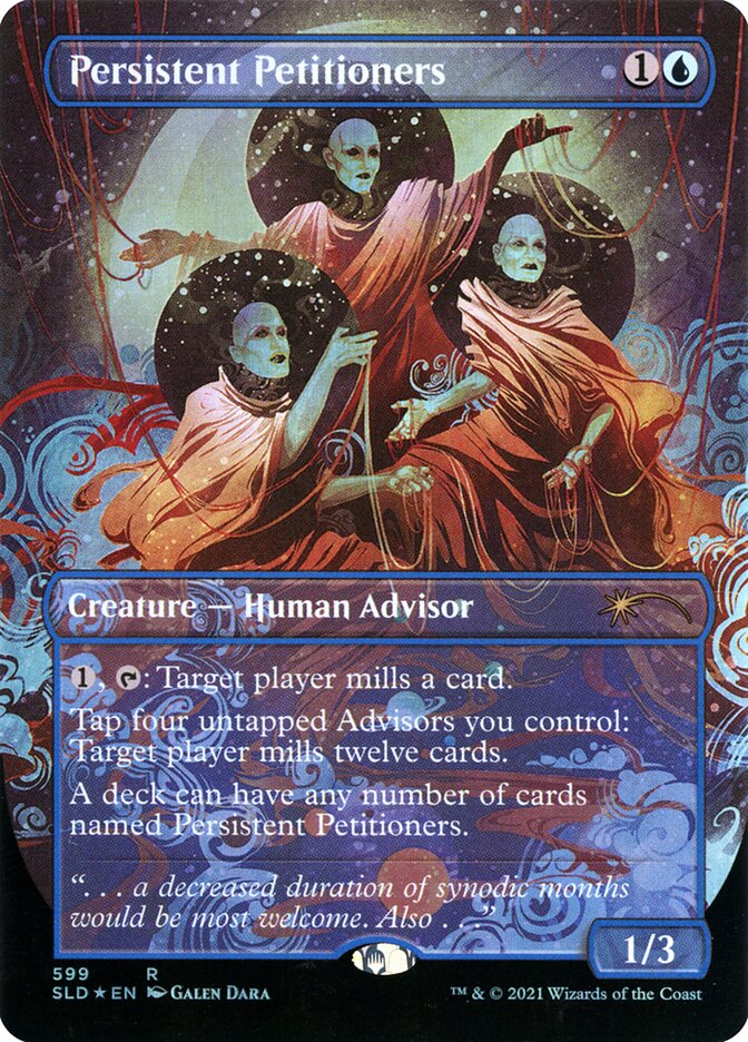 Persistent Petitioners (599) - [Foil, Borderless] Secret Lair Drop (SLD)