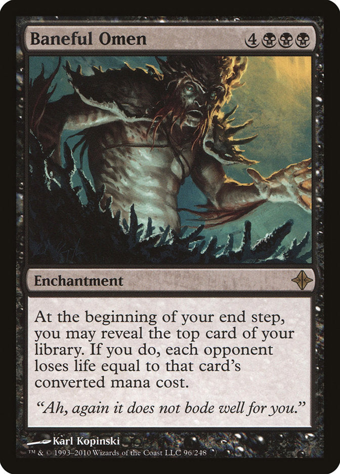 Baneful Omen - [Foil] Rise of the Eldrazi (ROE)