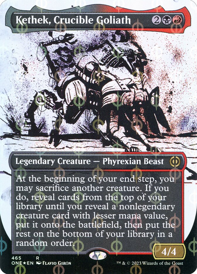 Kethek, Crucible Goliath - [Step and Compleat Foil, Showcase] Phyrexia: All Will Be One (ONE)