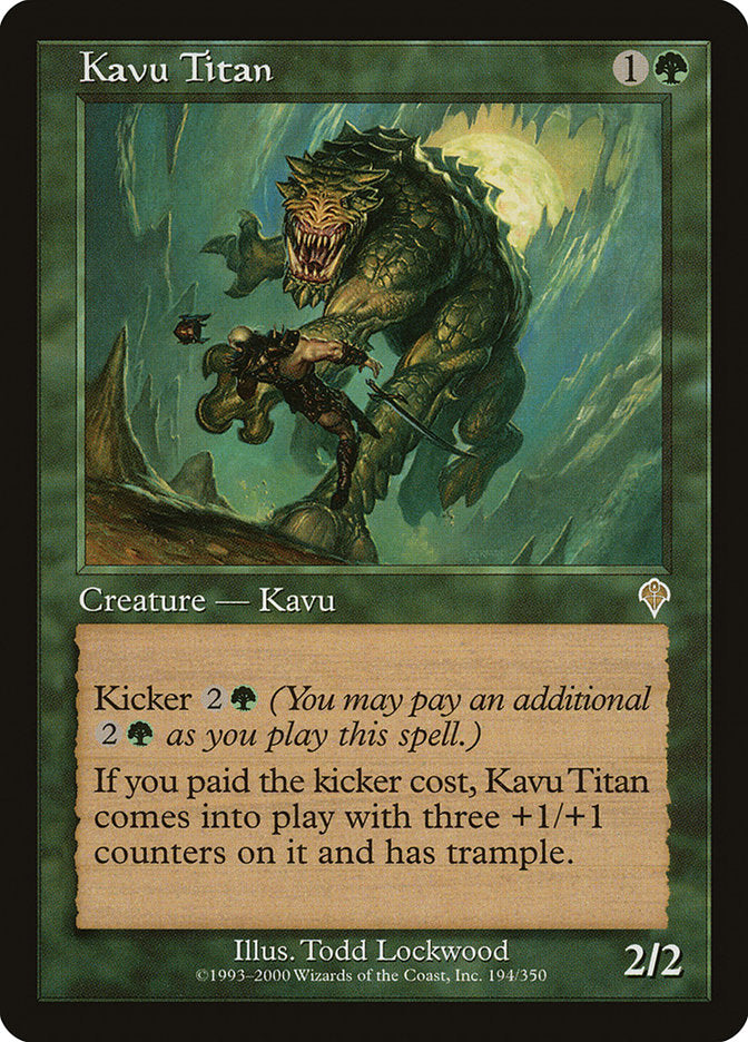 Kavu Titan - [Foil, Retro Frame] Invasion (INV)