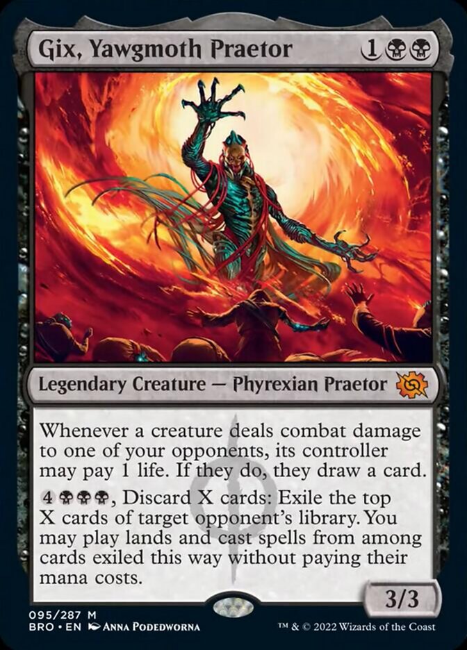 Gix, Yawgmoth Praetor - [Foil] The Brothers' War (BRO)