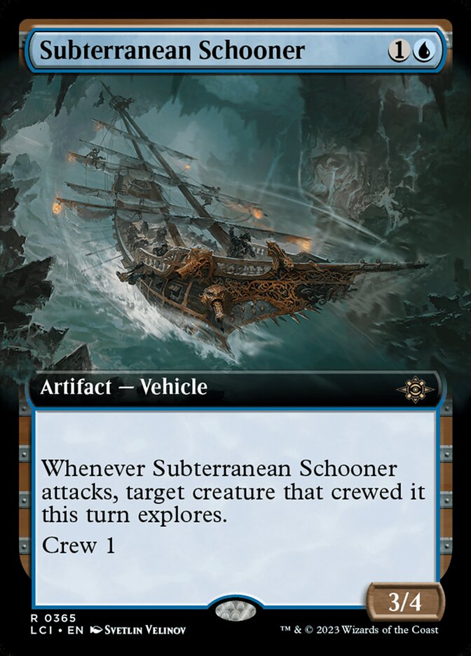 Subterranean Schooner - [Foil, Extended Art] The Lost Caverns of Ixalan (LCI)