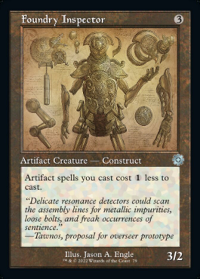 Foundry Inspector - [Foil, Schematic] The Brothers' War Retro Artifacts (BRR)