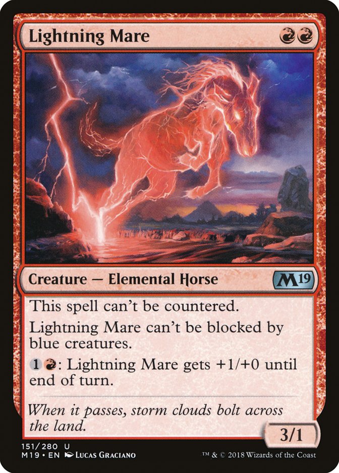 Lightning Mare - [Foil] Core Set 2019 (M19)