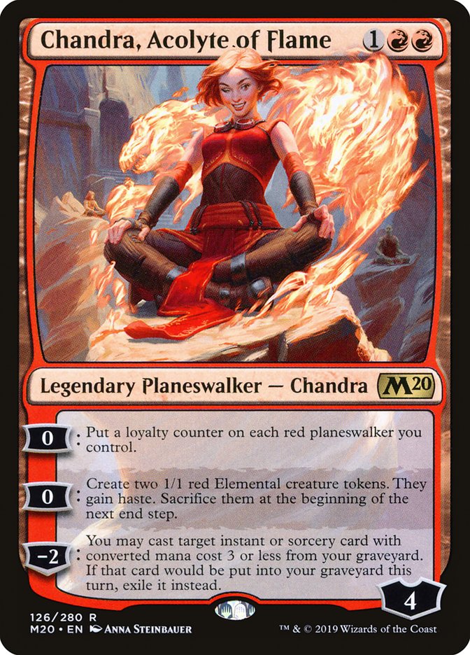 Chandra, Acolyte of Flame - [Foil] Core Set 2020 (M20)