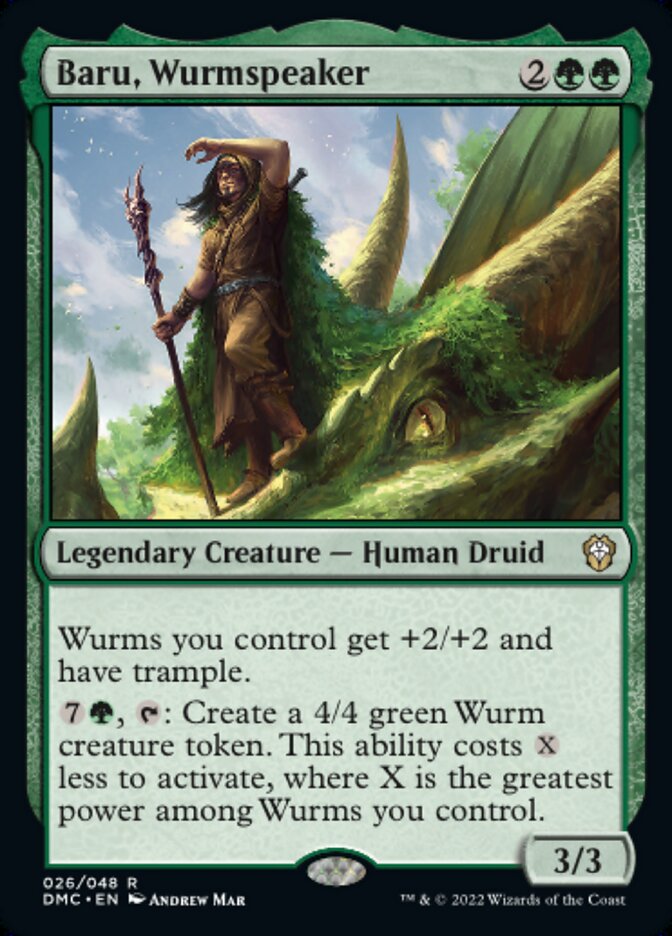 Baru, Wurmspeaker - [Foil] Dominaria United Commander (DMC)