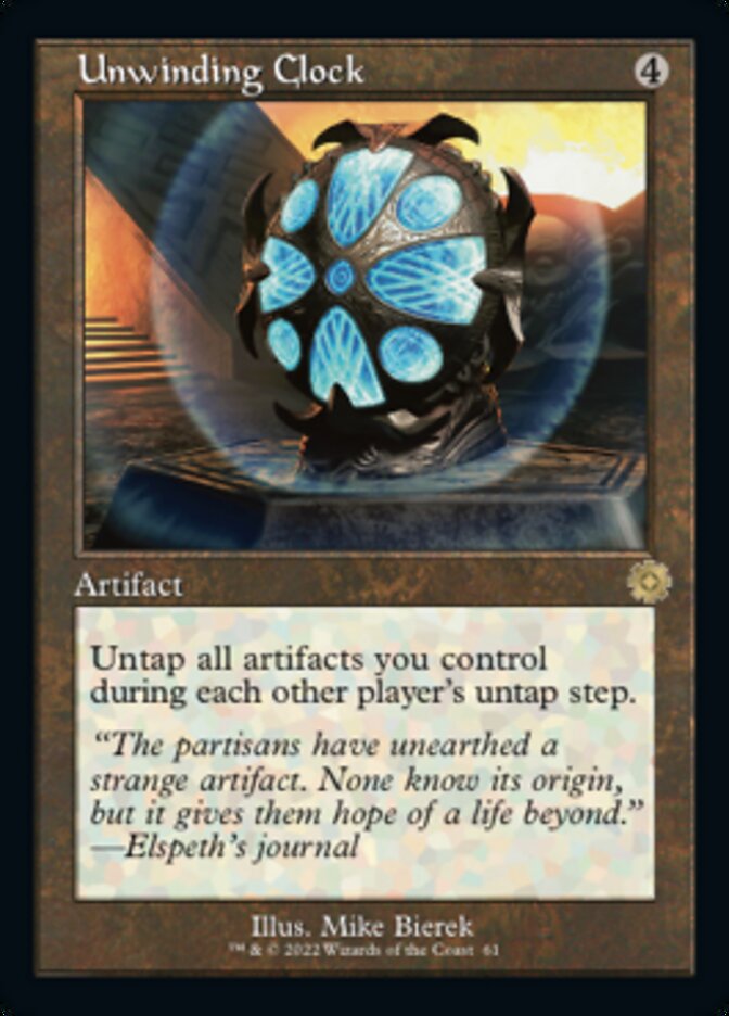 Unwinding Clock - The Brothers' War Retro Artifacts (BRR)