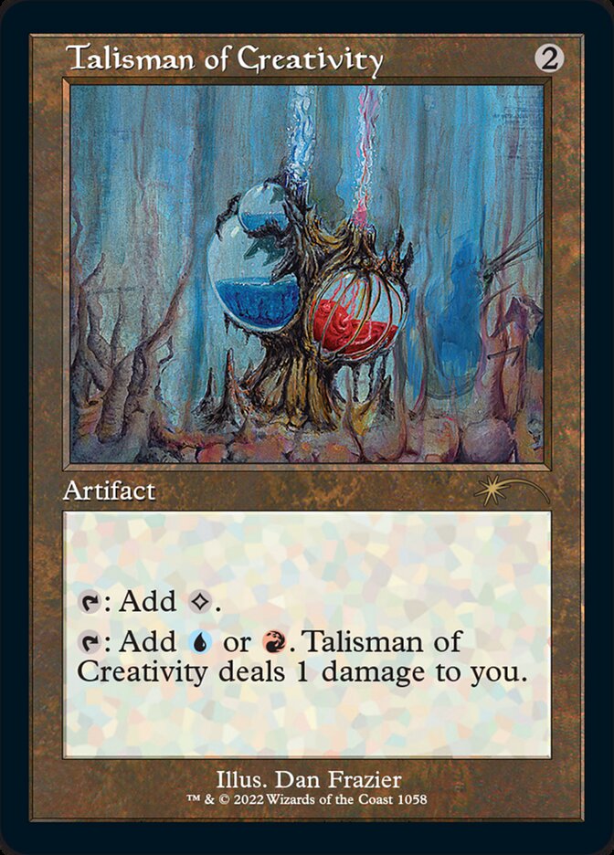 Talisman of Creativity (1058) - [Etched Foil] Secret Lair Drop (SLD)