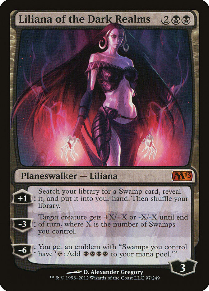Liliana of the Dark Realms - [Foil] Magic 2013 (M13)