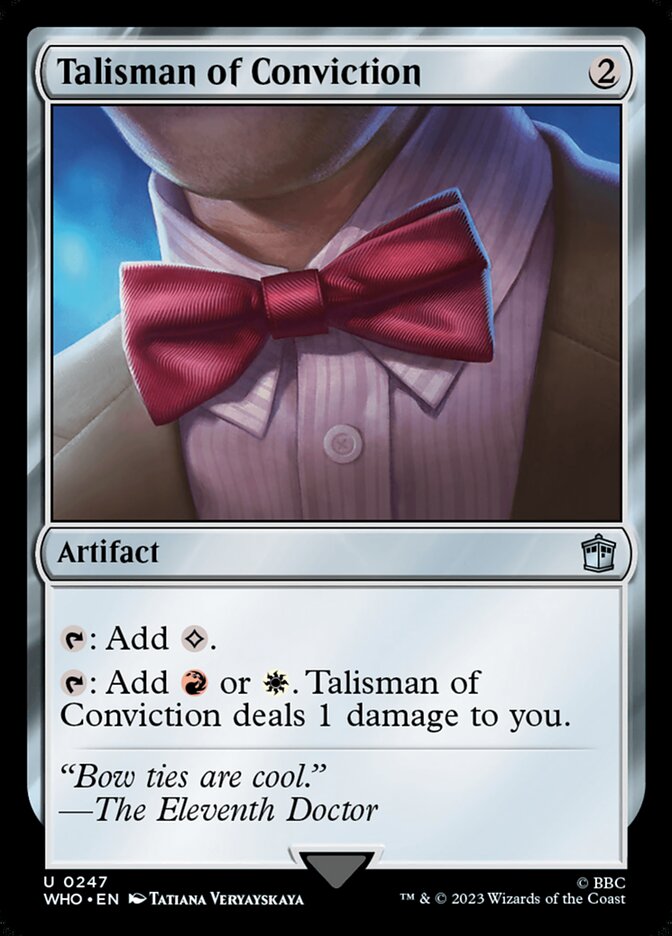 Talisman of Conviction - Doctor Who (WHO)