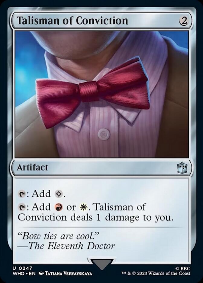 Talisman of Conviction - [Foil] Doctor Who (WHO)