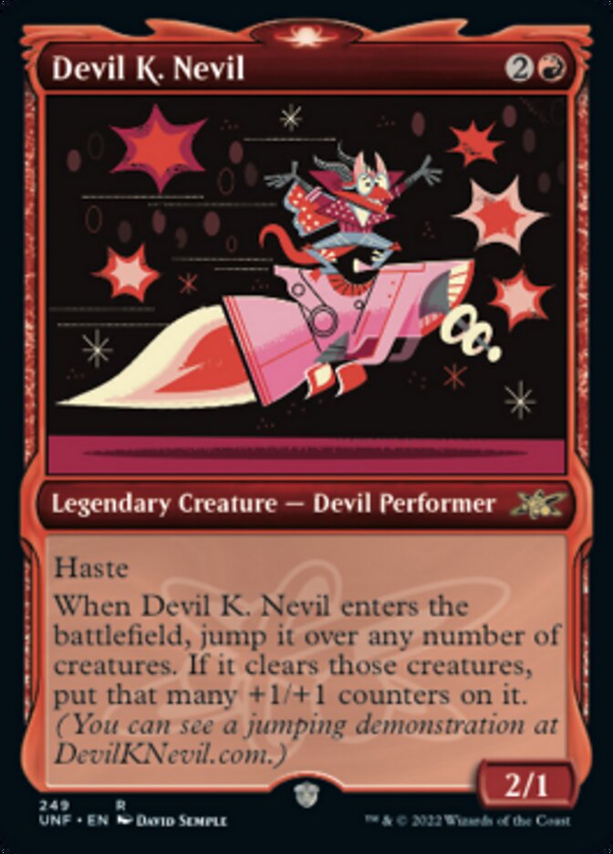 Devil K. Nevil - [Foil, Showcase] Unfinity (UNF)