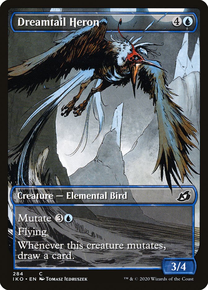 Dreamtail Heron - [Foil, Showcase] Ikoria: Lair of Behemoths (IKO)