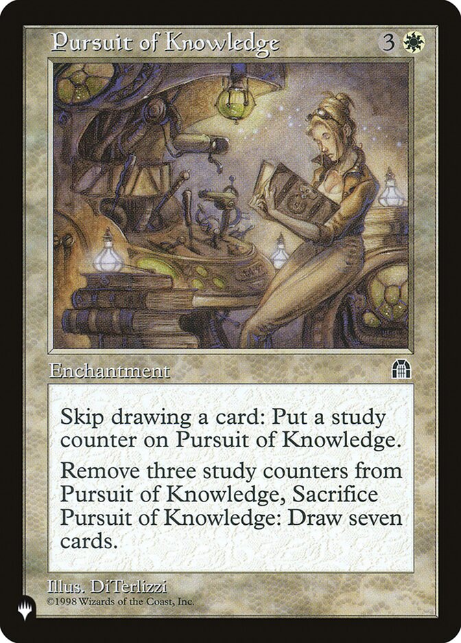 Pursuit of Knowledge - [Foil, Retro Frame] The List (PLIST)