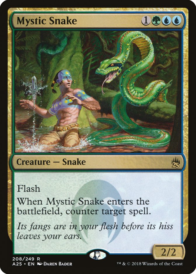 Mystic Snake - [Foil] Masters 25 (A25)