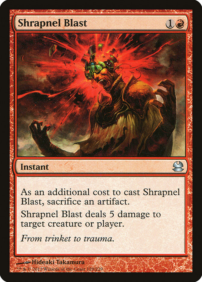 Shrapnel Blast - [Foil] Modern Masters (MMA)